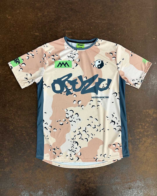 DAILY DEPOSIT RUNNING SHIRT - DESERT CAMO